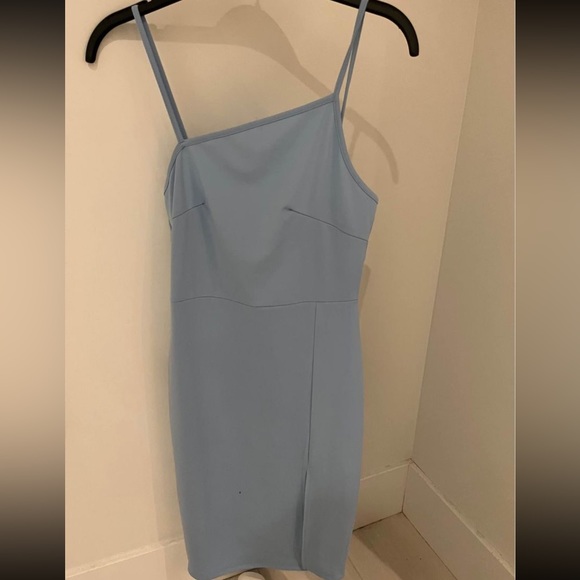 Blue a-line midi dress - size S - Picture 2 of 2